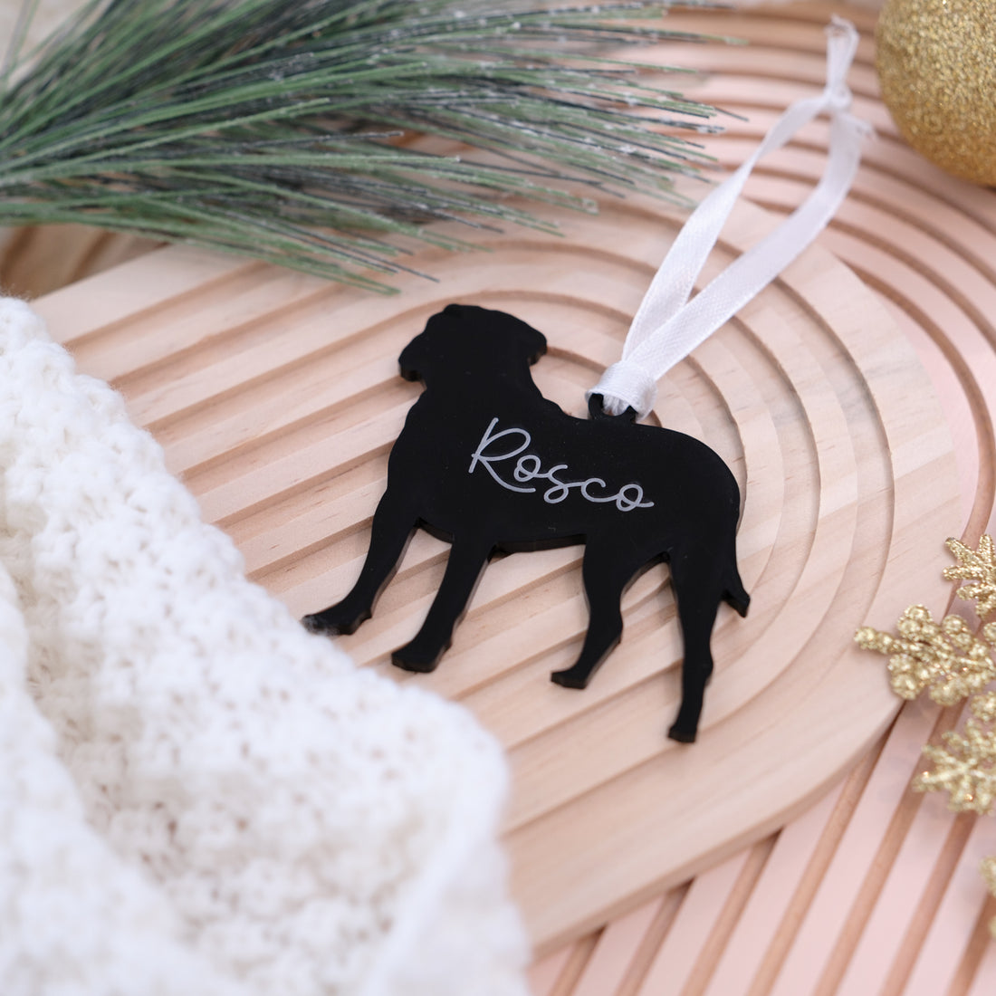 Personalised Christmas Tag For Dog