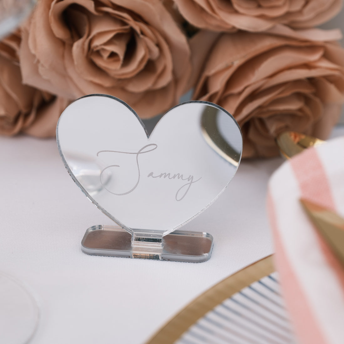 heart place name with stand