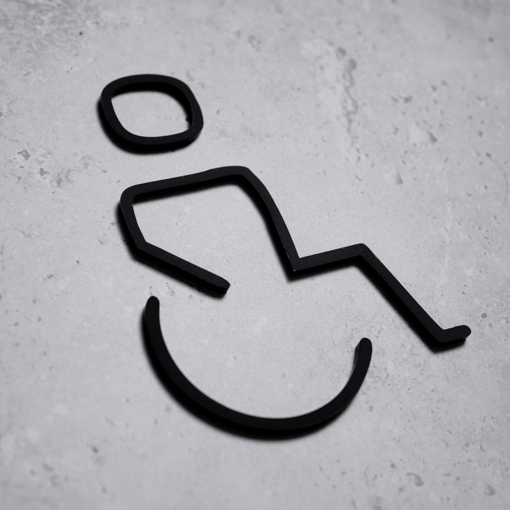 Disabled toilet signage