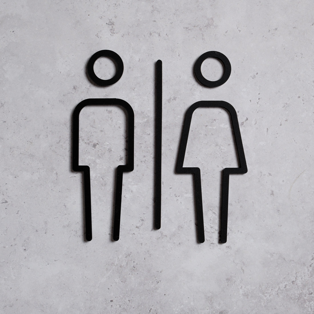 Restroom Door Signs