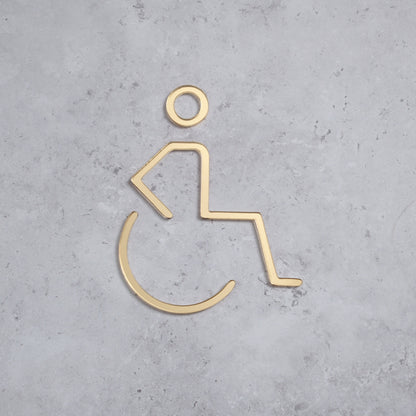Disabled Toilet  Door Signs