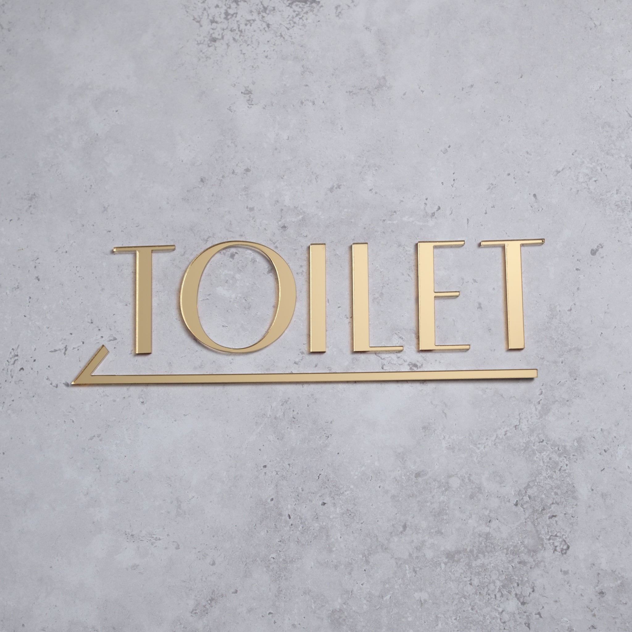Toilet door signs