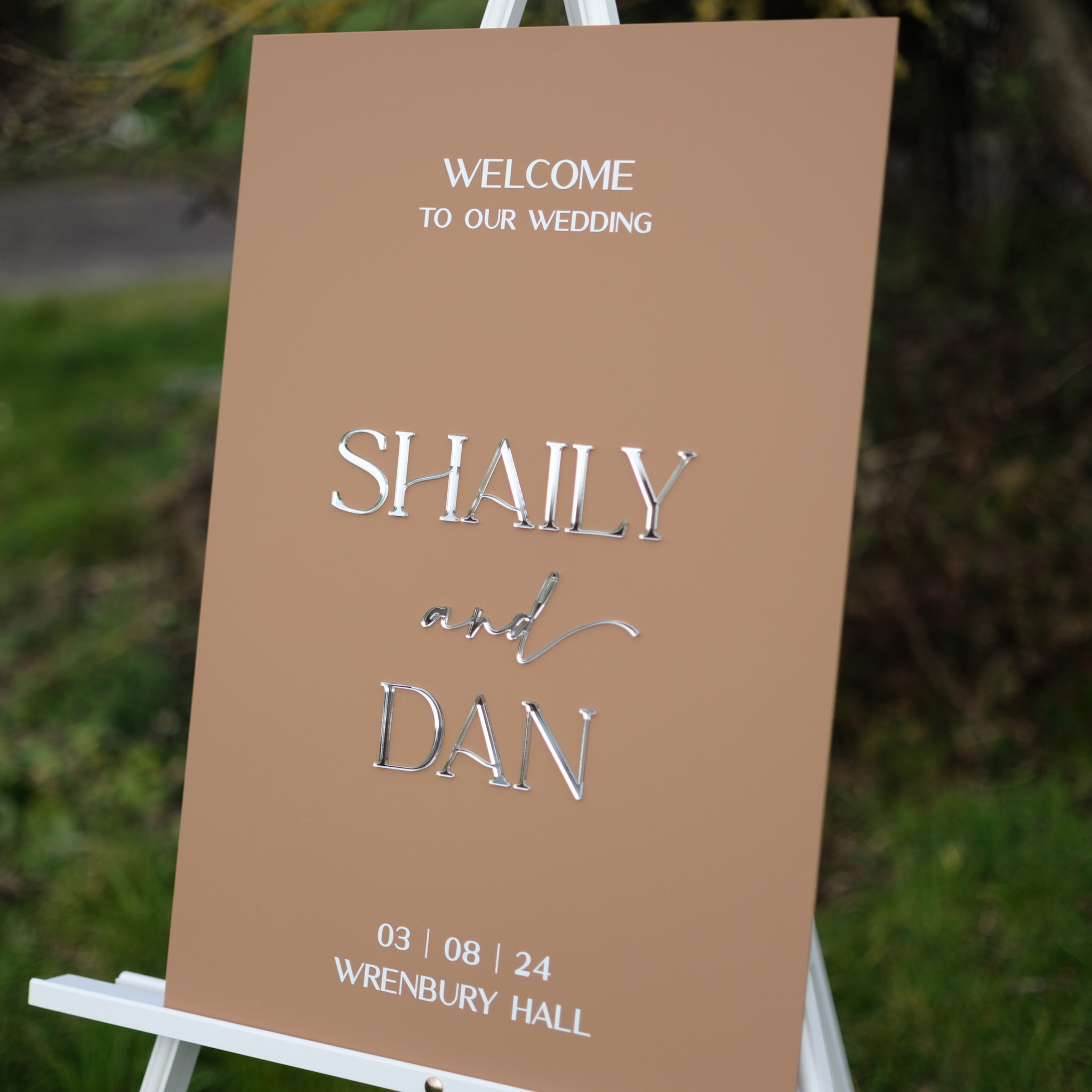 Wedding welcome sign A2