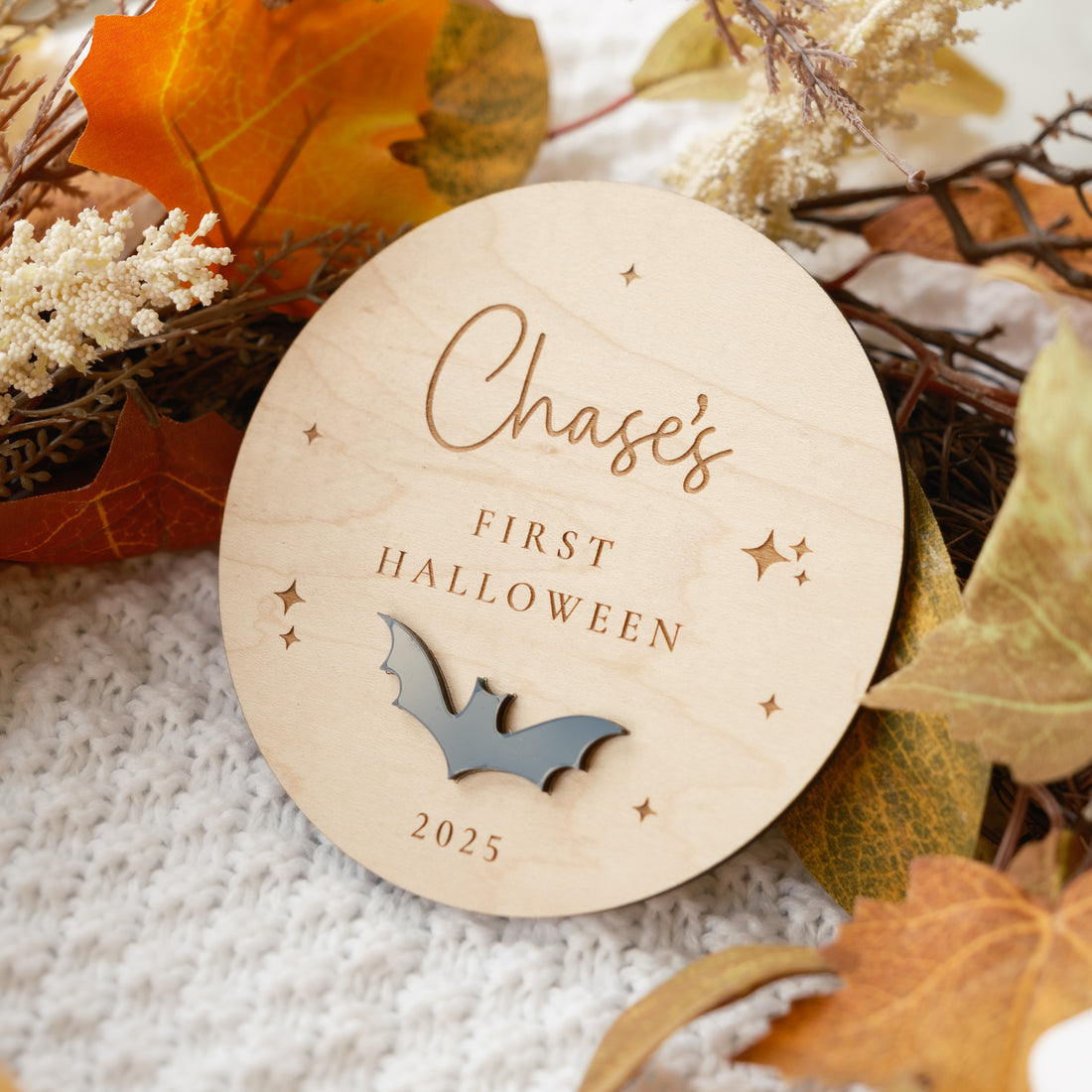 My First Halloween Disc Wooden Keepsake