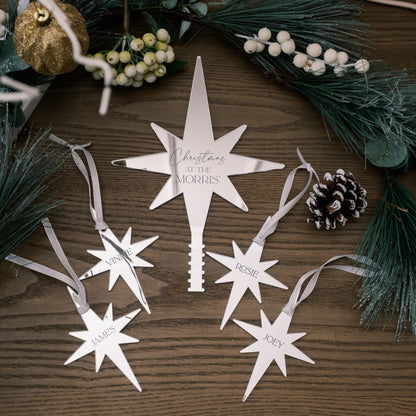 Perosnalised Topper and Bauble sets