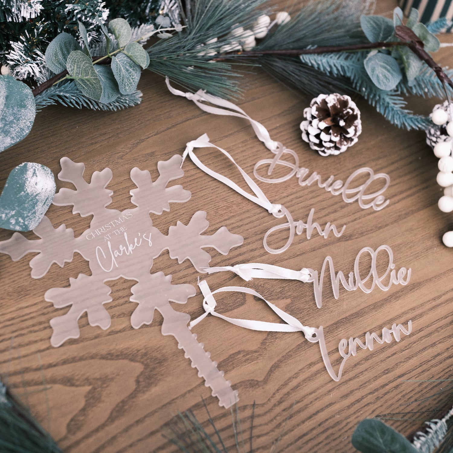 Perosnalised Topper and Bauble sets