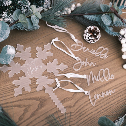 Perosnalised Topper and Bauble sets