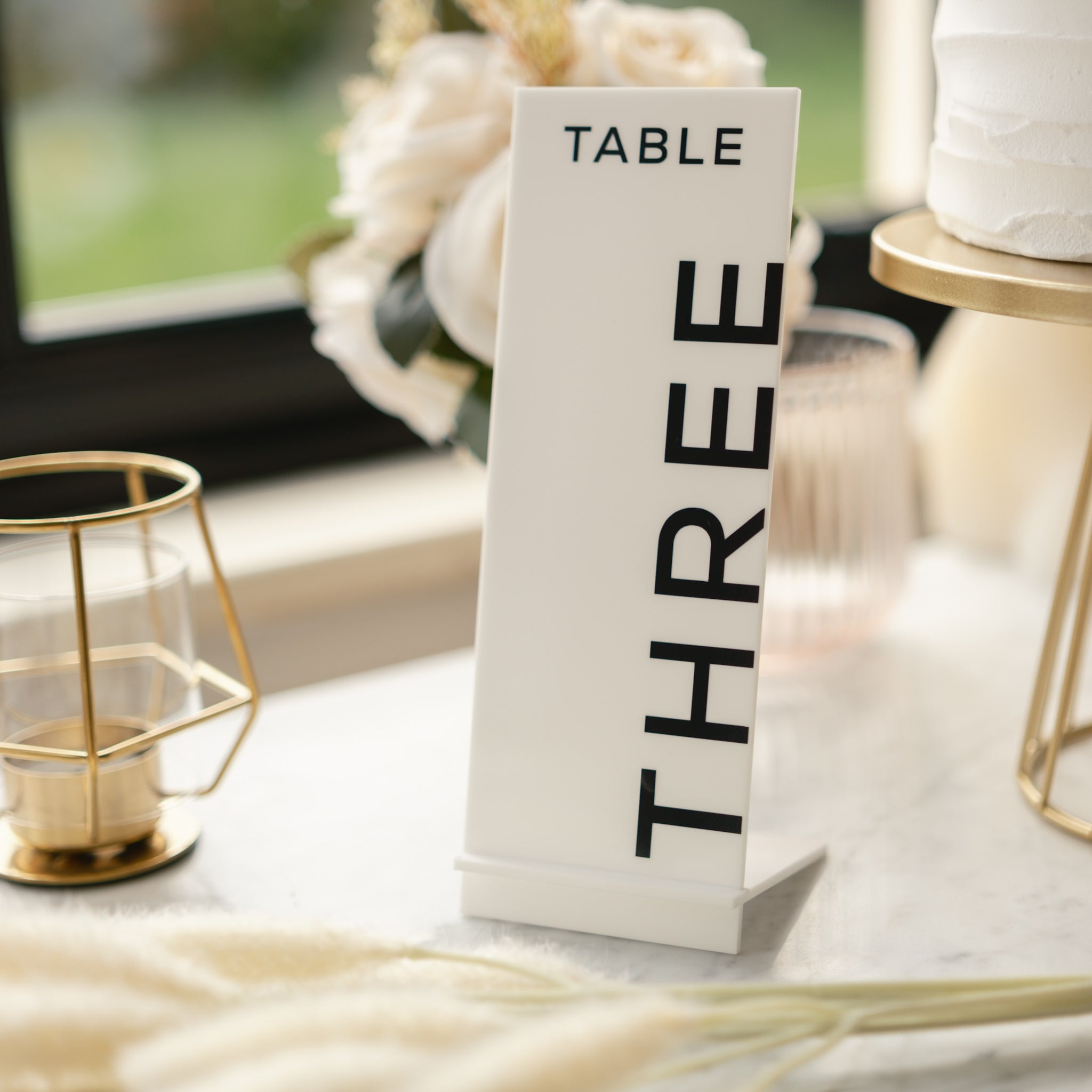 Cafe table numbers