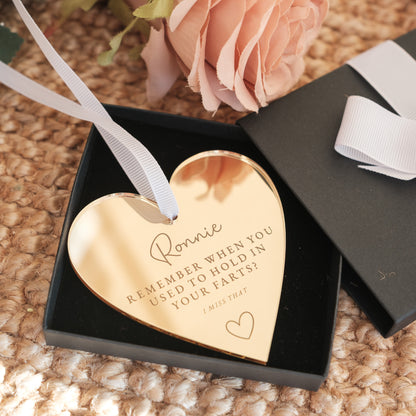 Hold Your Farts Heart – Joke Valentines Gift