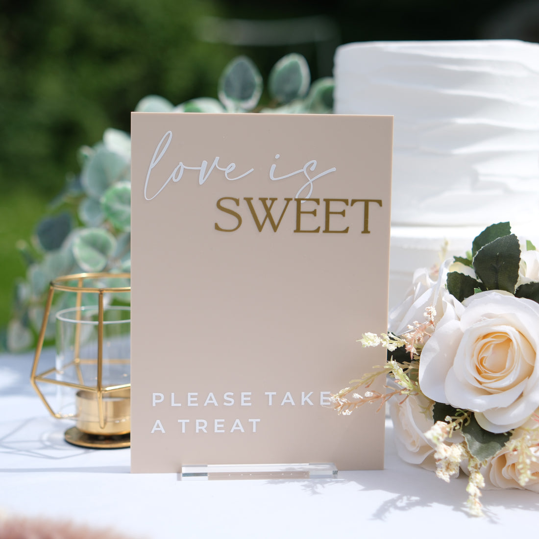 Love is sweet sign