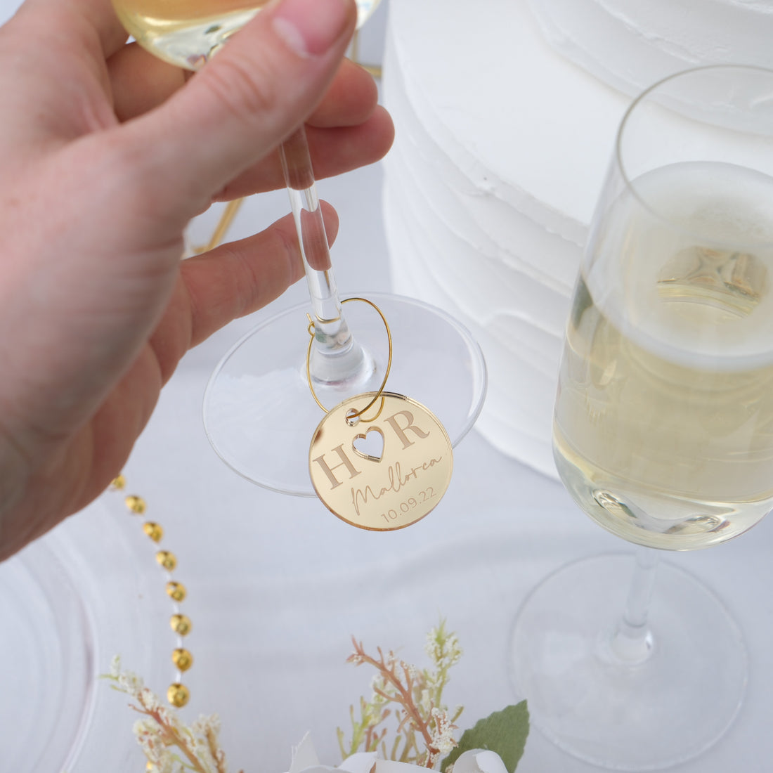 Initials wedding favous