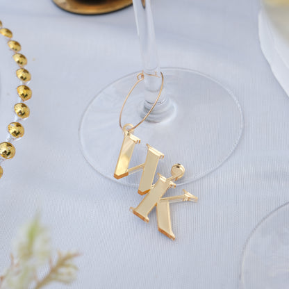 Wedding wine glass favours