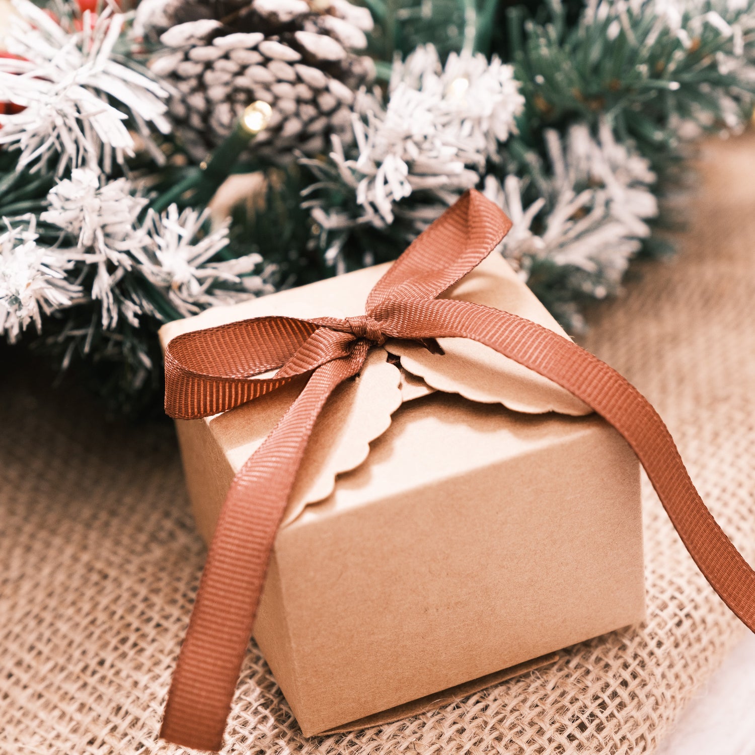 Box and ribbon