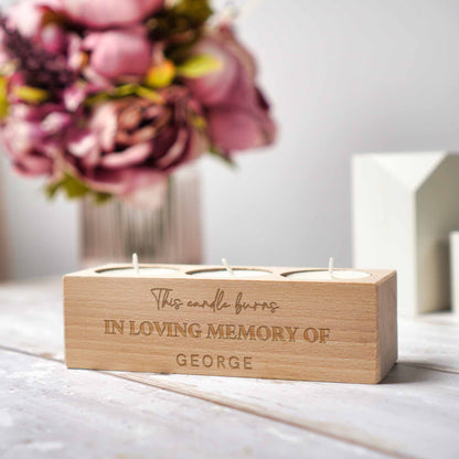 In loving memory candle