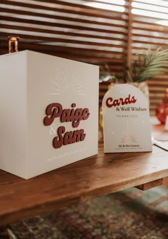 Western style card box