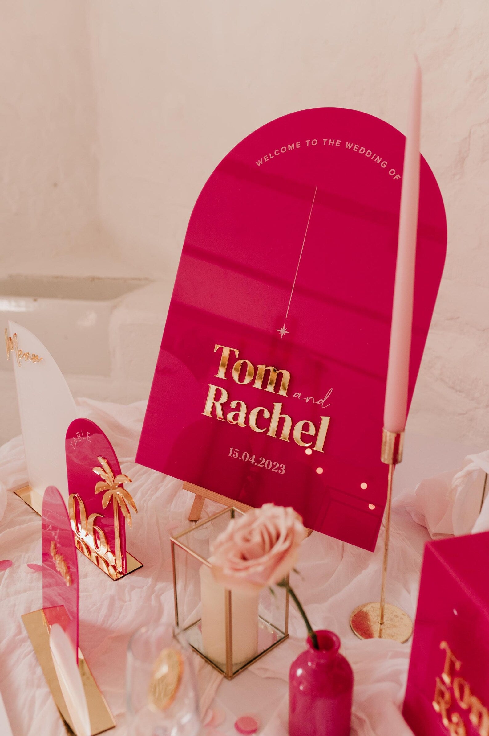 Personalised Wedding Arch Sign by Inketch – inketch