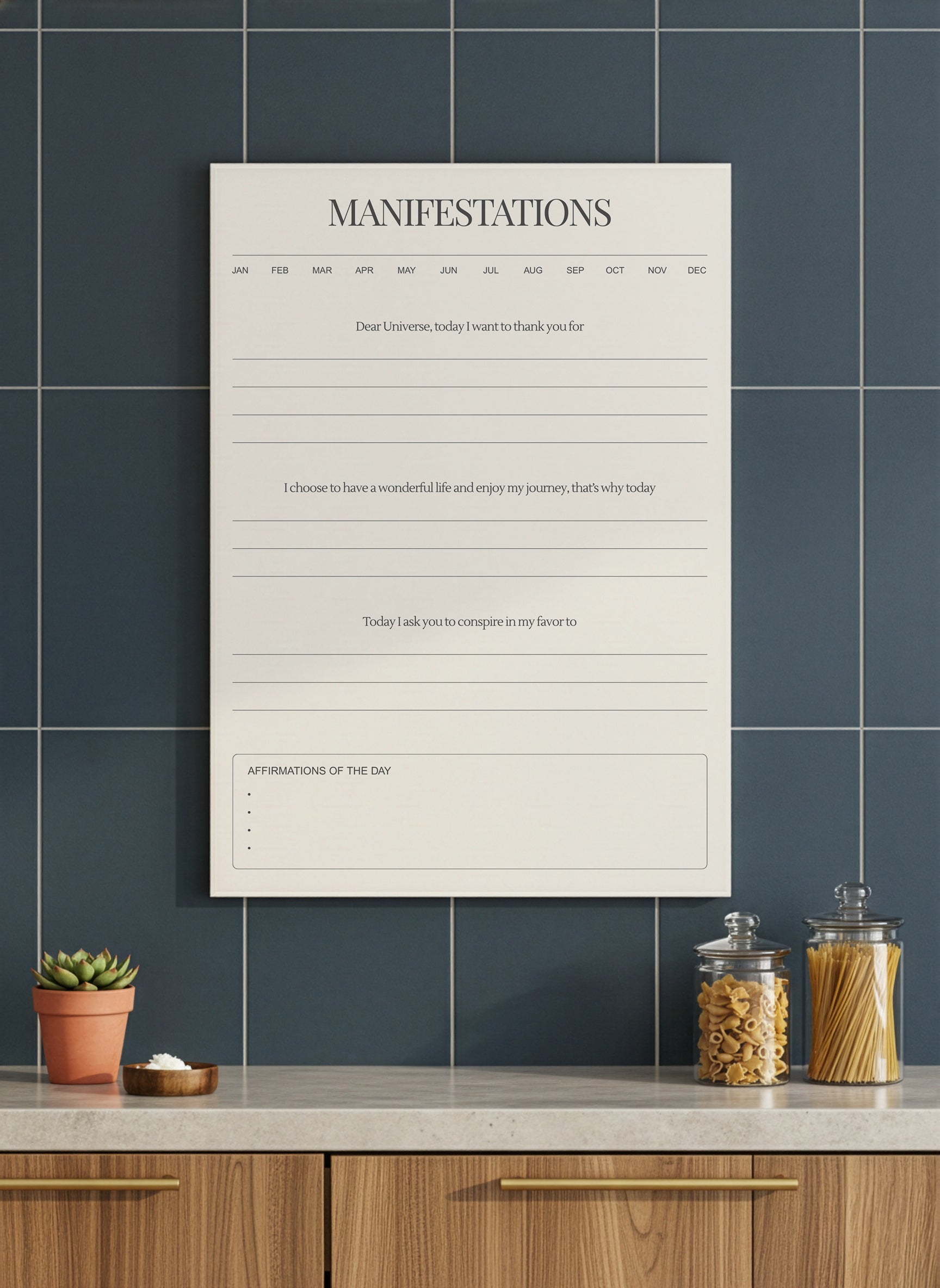 Manifestation Planner