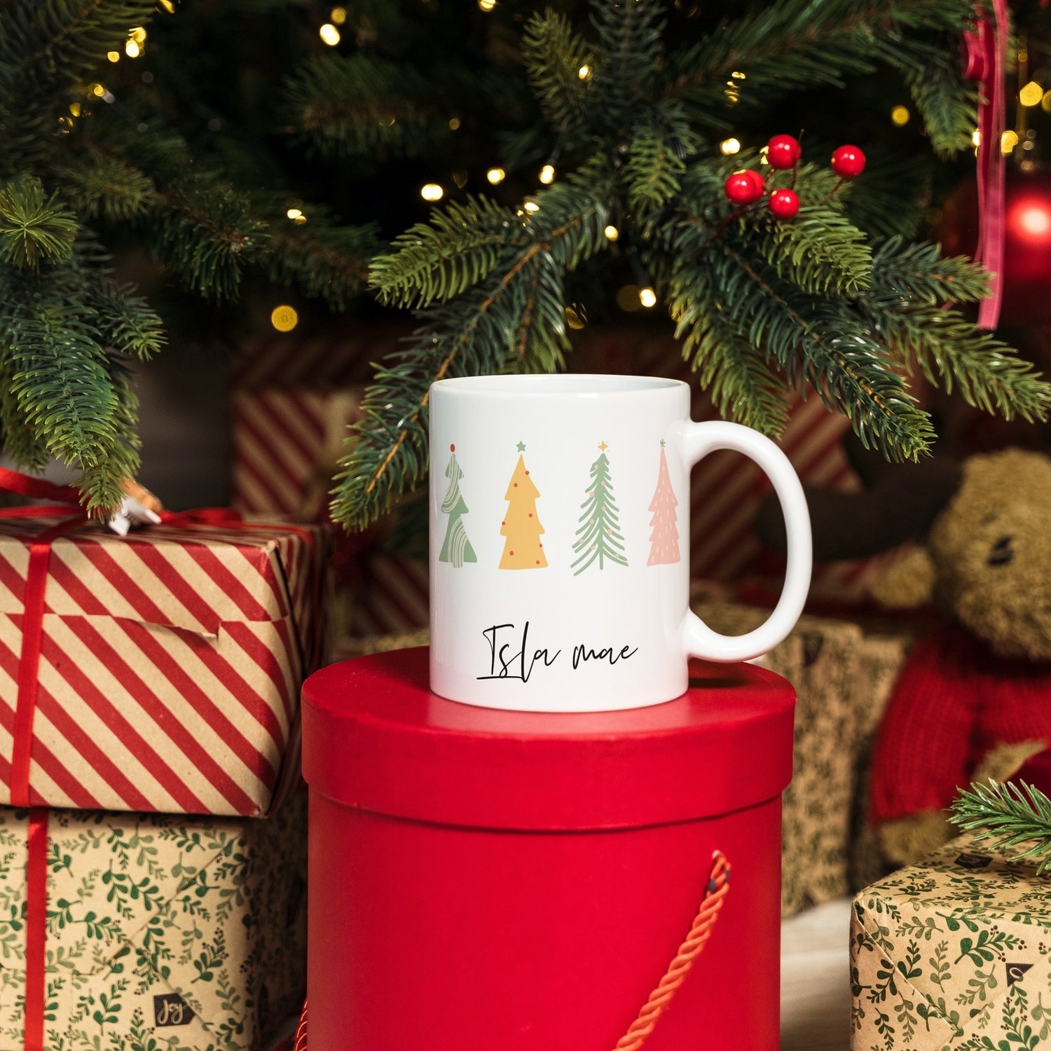 Customised Christmas mug