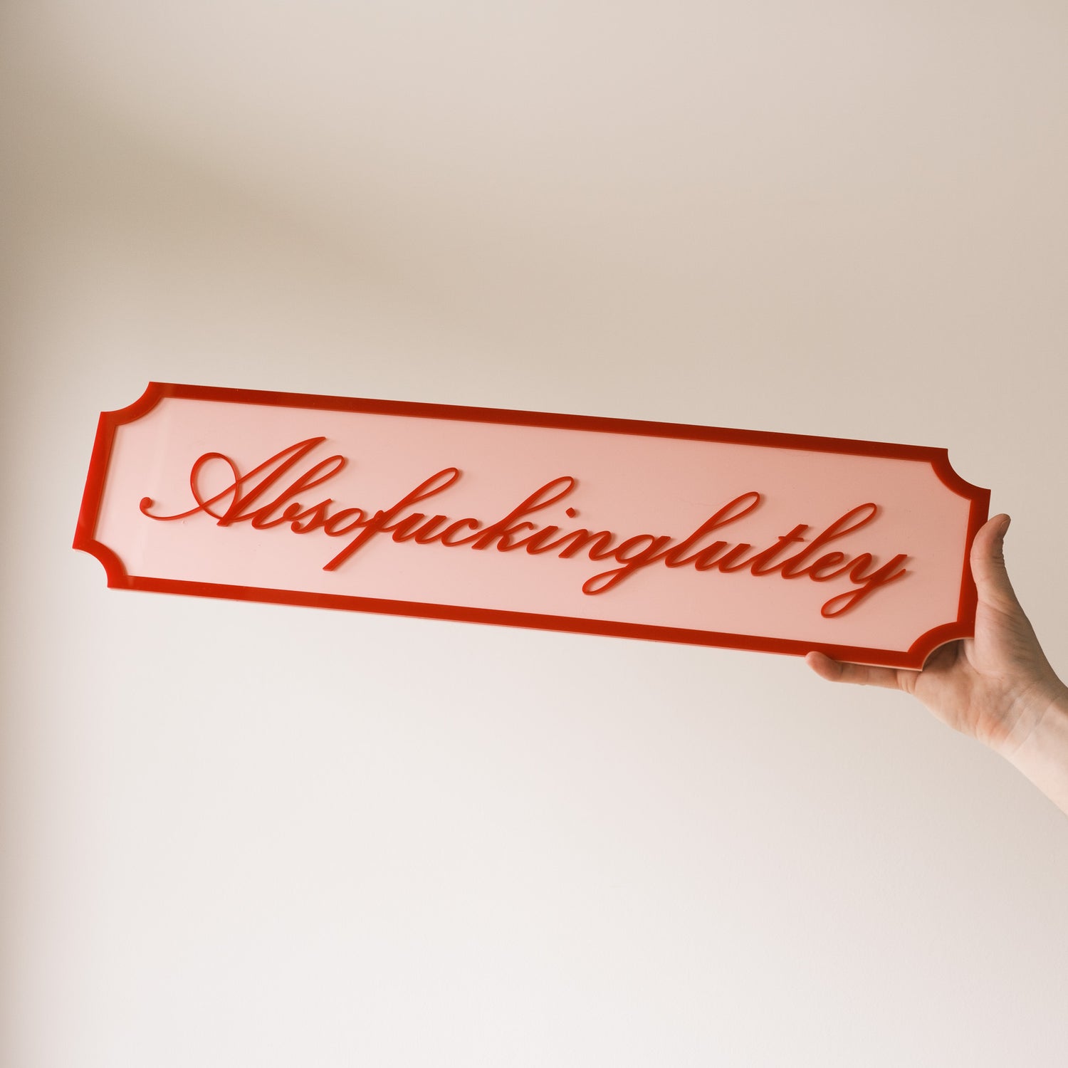 absofuckinglutely funny wall decor
