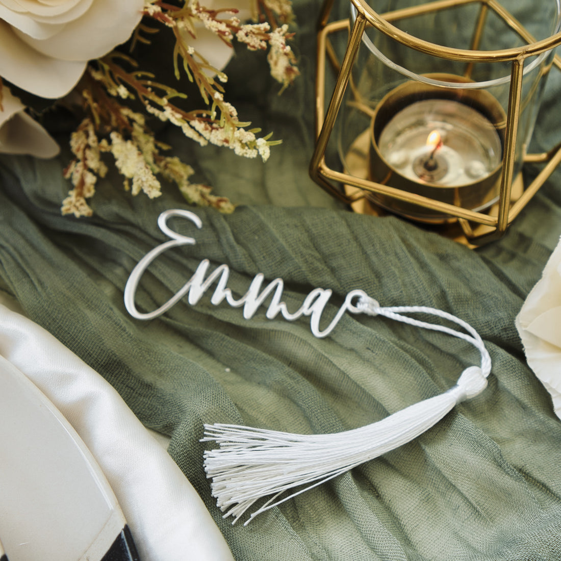 Wedding bookmark favours