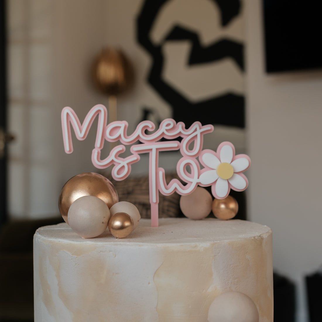Flower cake decorations