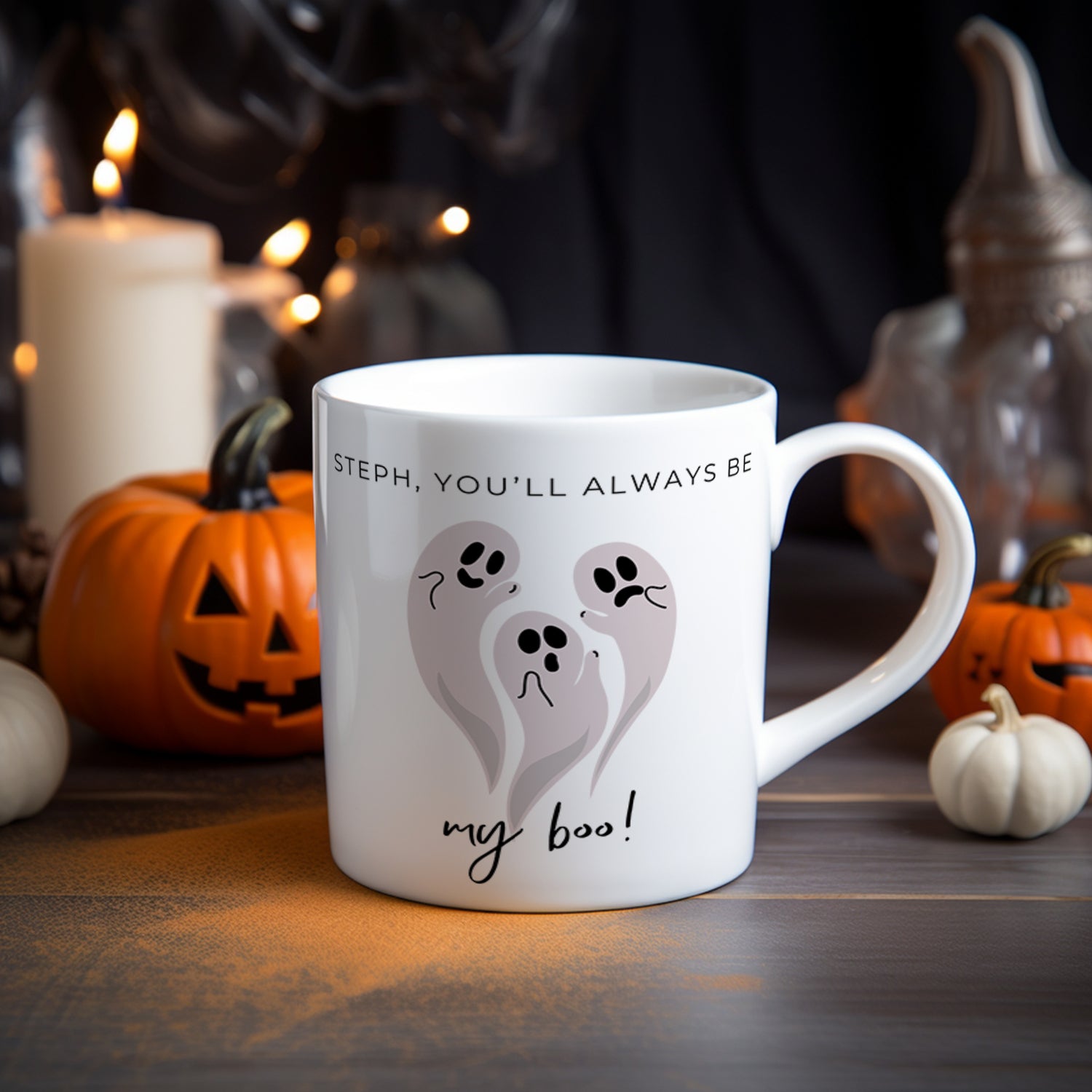 Personalised Halloween mug