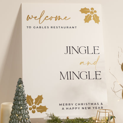 business christmas party signs