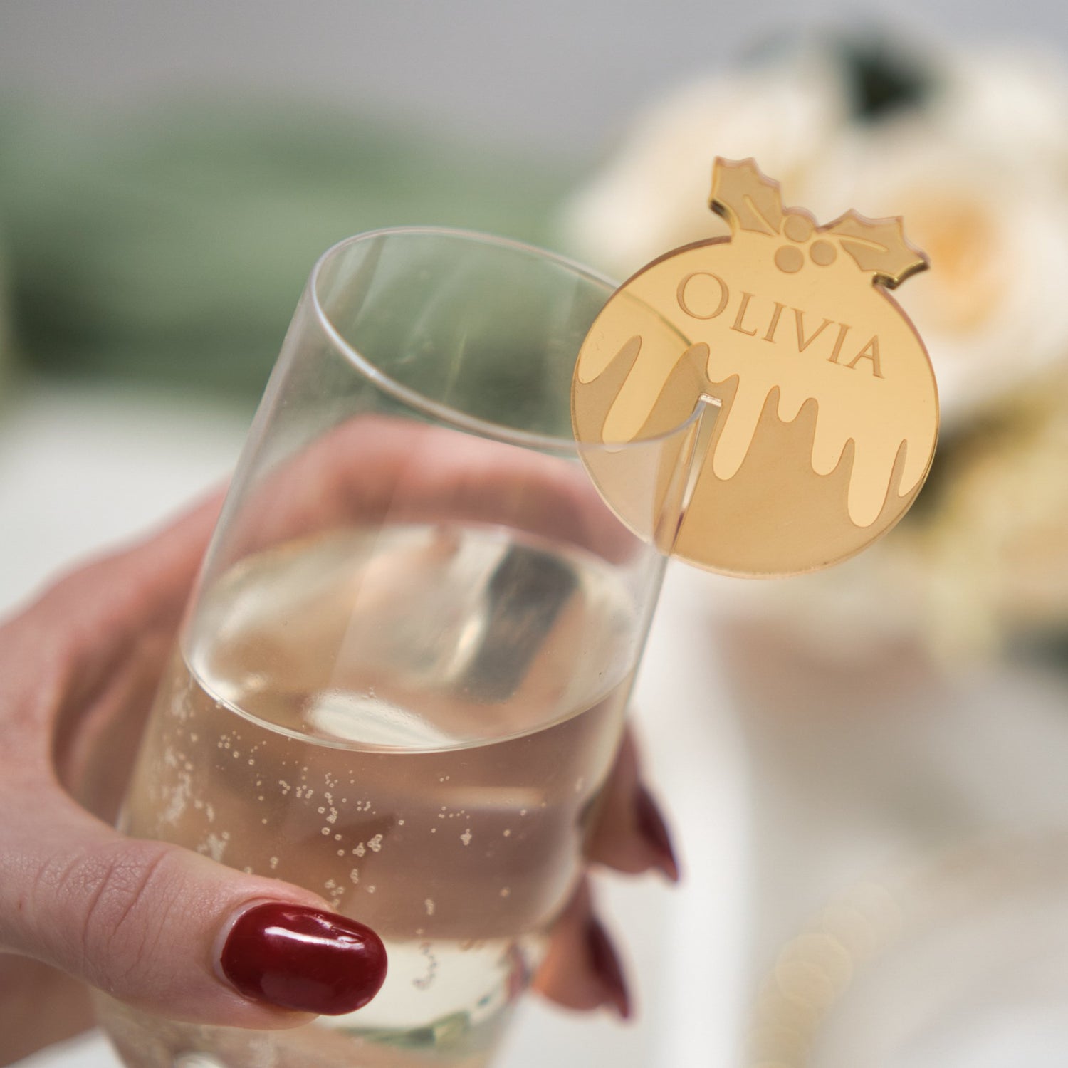 Personalised Christmas Drink Tag