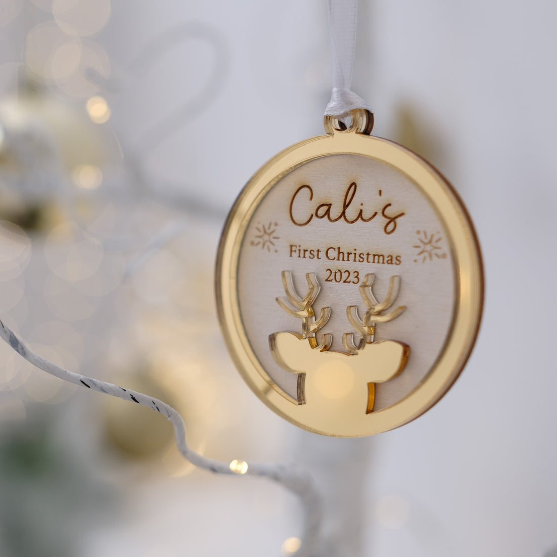 Personalised christmas ornament