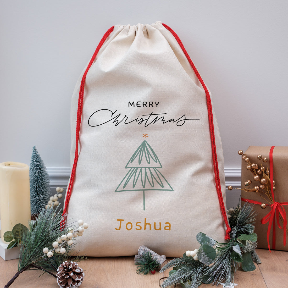 Christmas sack with name