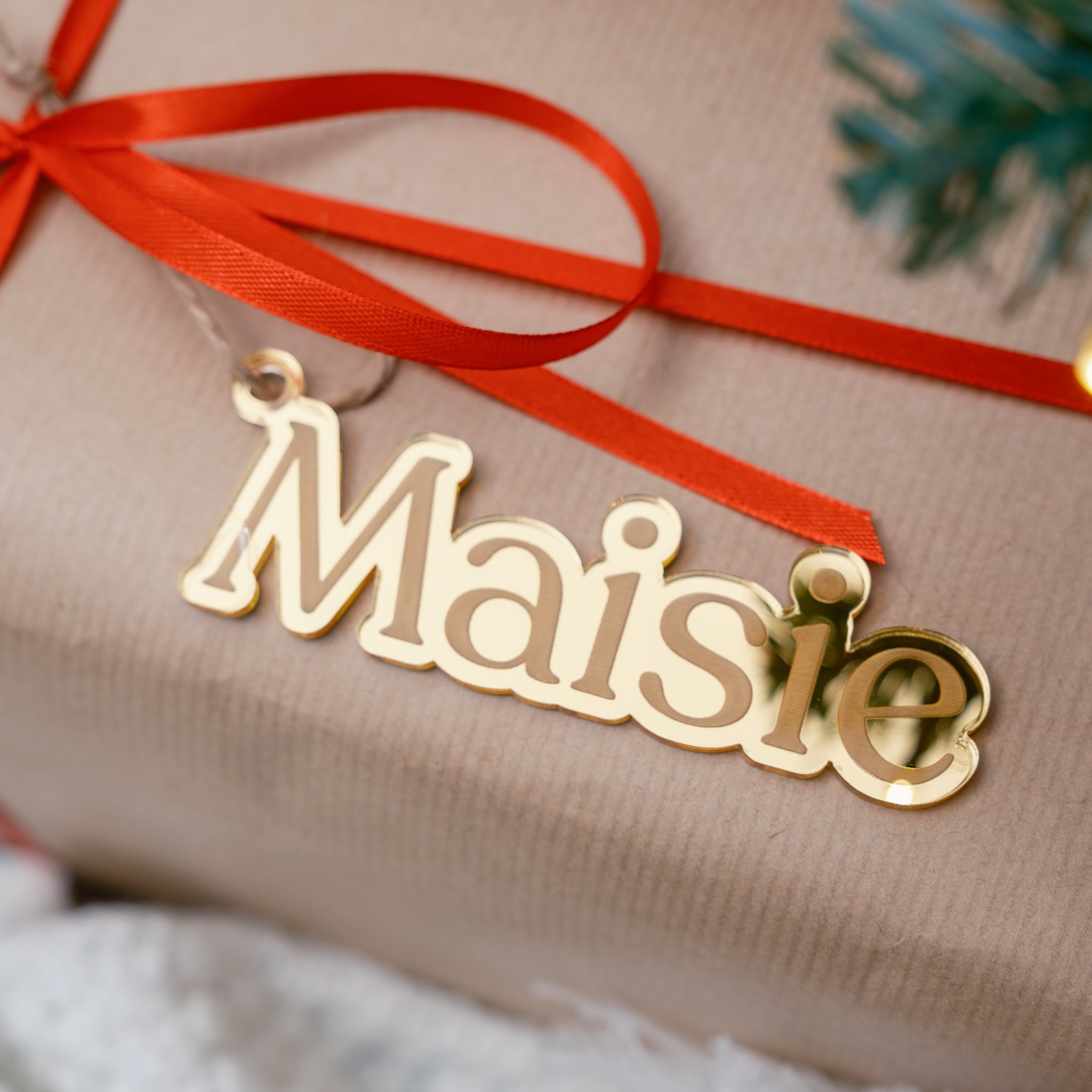 Christmas gift tag