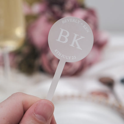 Personalised cocktail stirrers