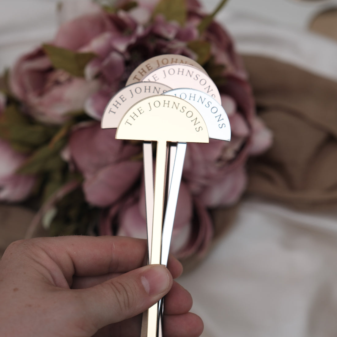 Personalised cocktail stirrers