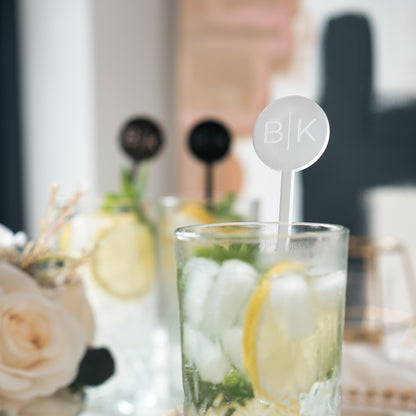 Personalised cocktail stirrers