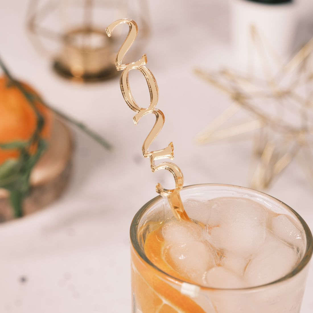 Cocktail stirrer new year