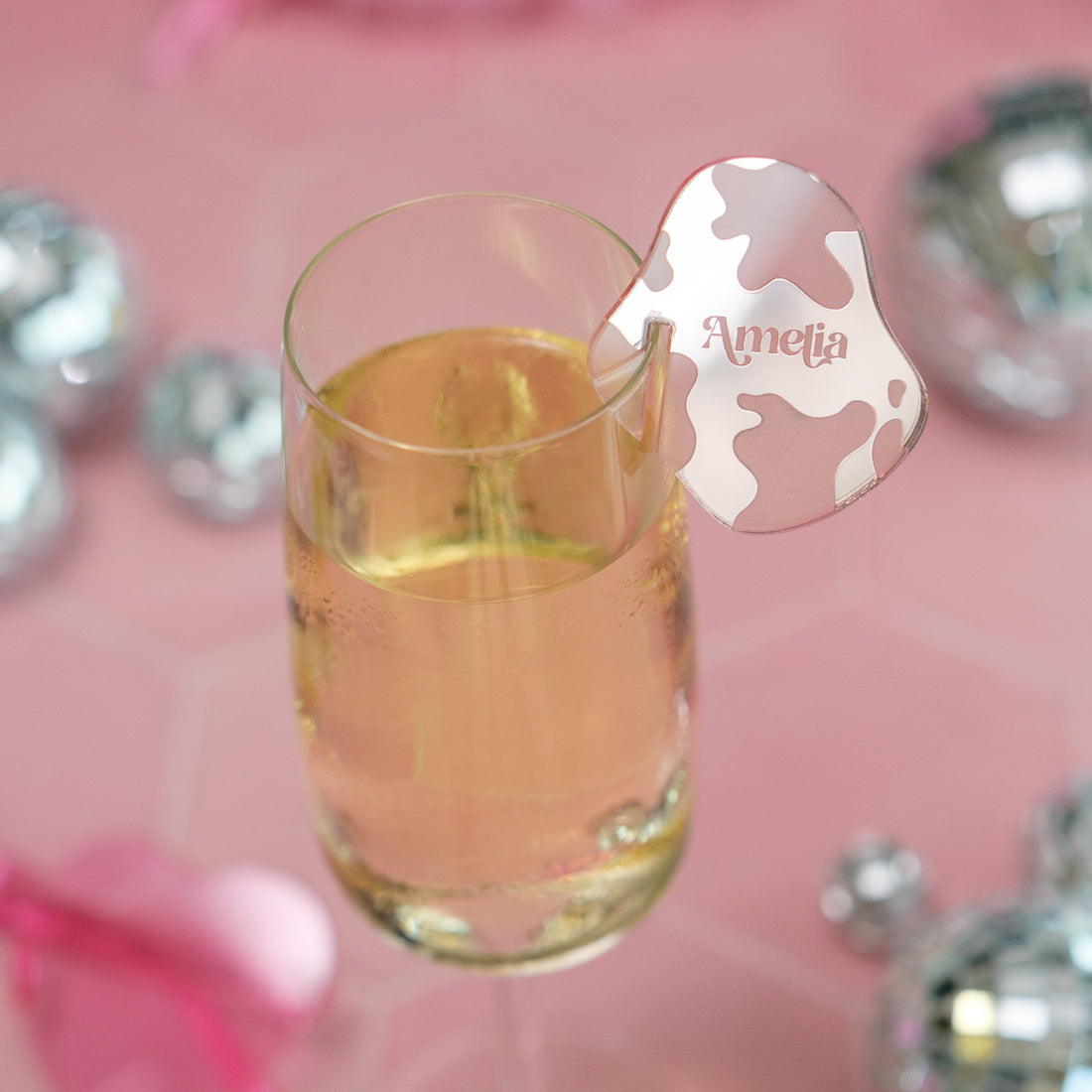 Disco Cowgirl Hen Party Drink Toppers