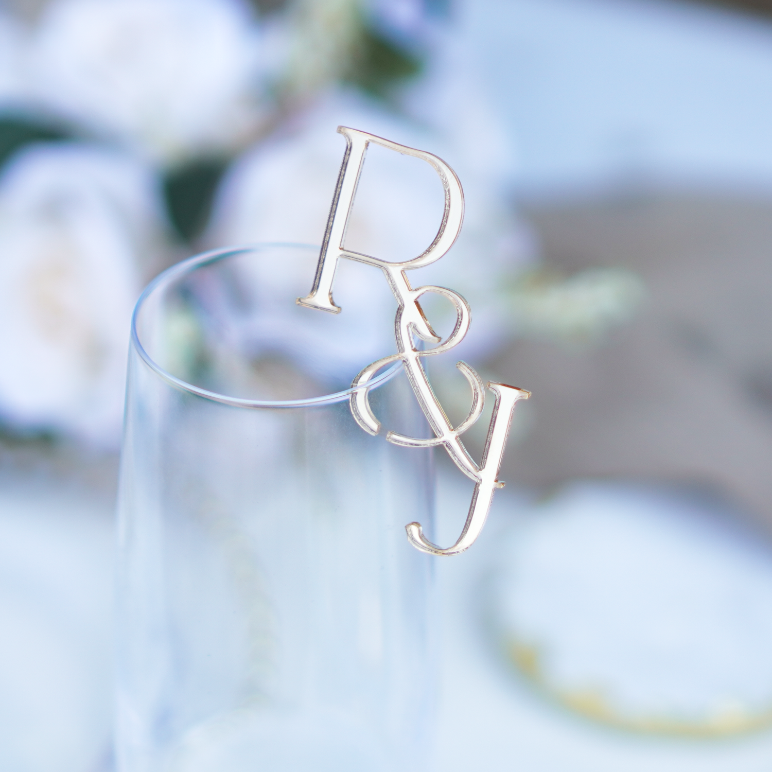 Wedding Name Drink Charm
