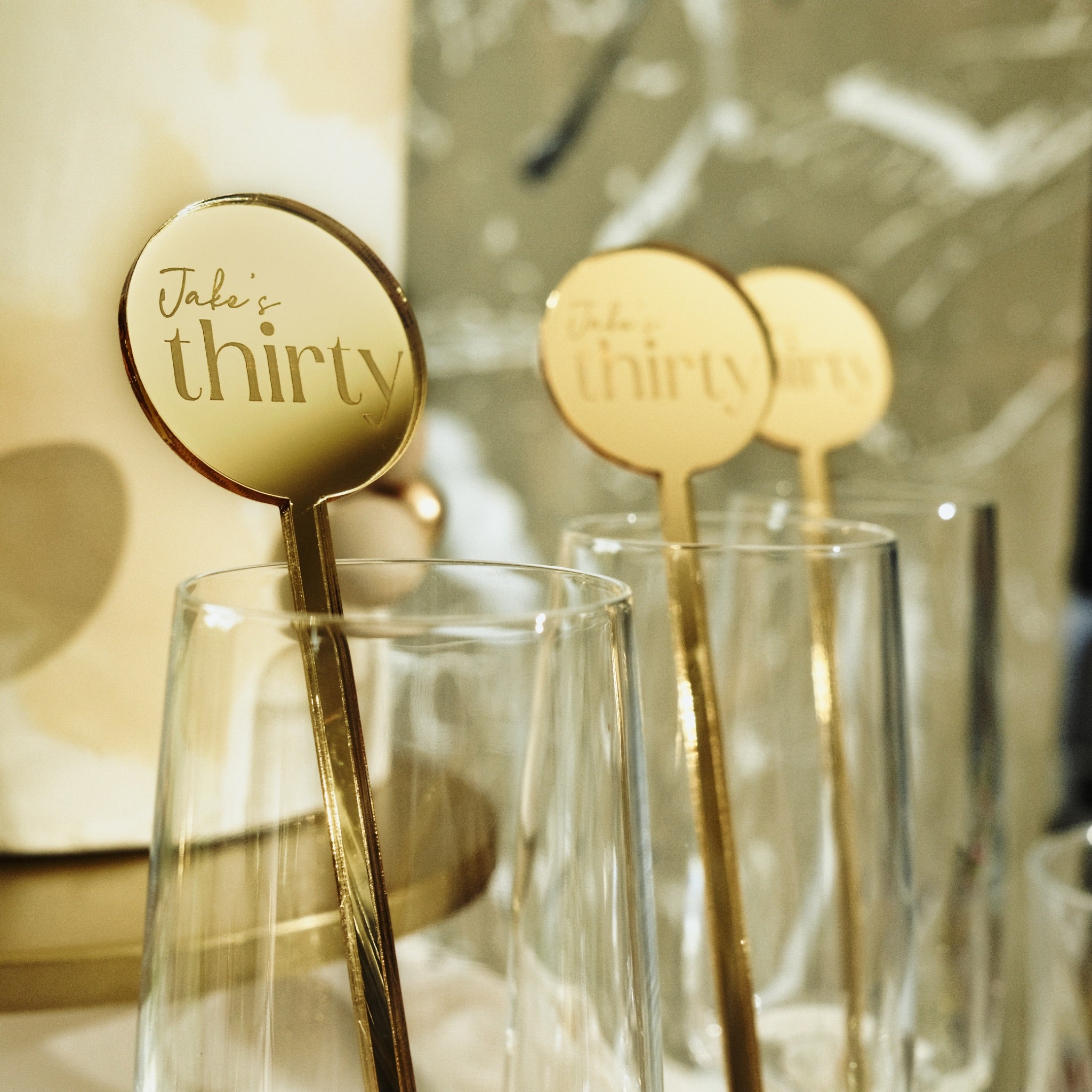 Party drink stirrers