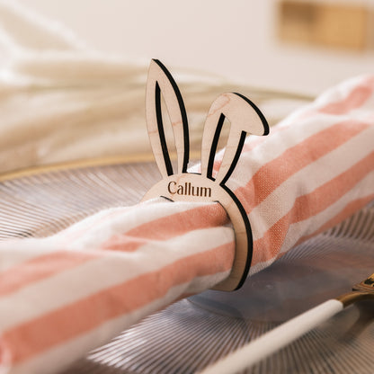 easter table decor napkin rings