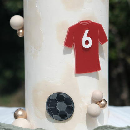 Football cake toppers