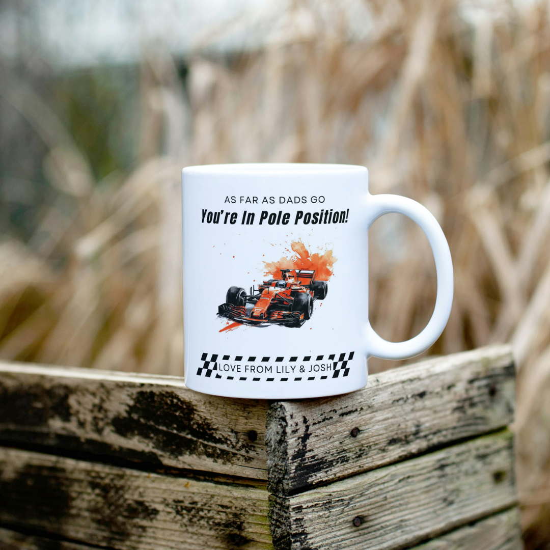 Formula 1 mug gift idea