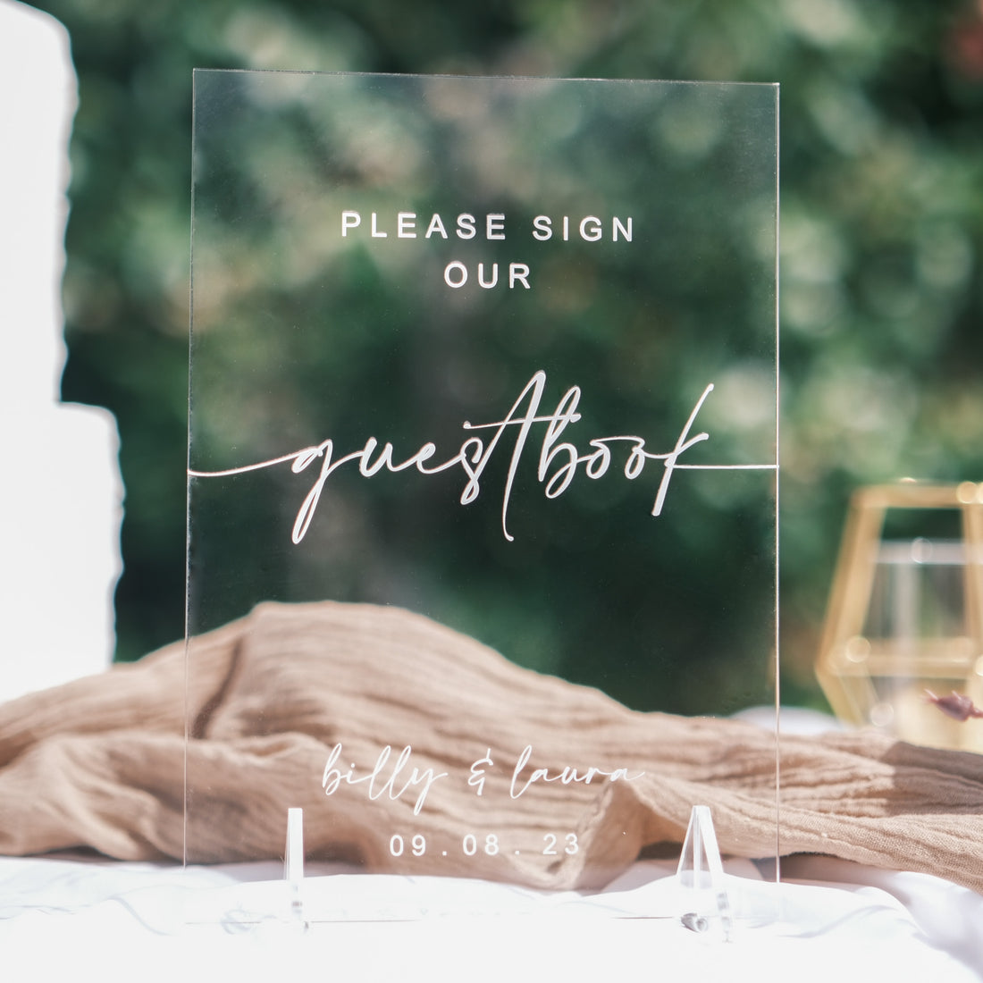 Guestbook sign