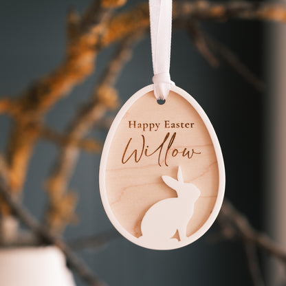 happy easter basket tags easter bunny decor