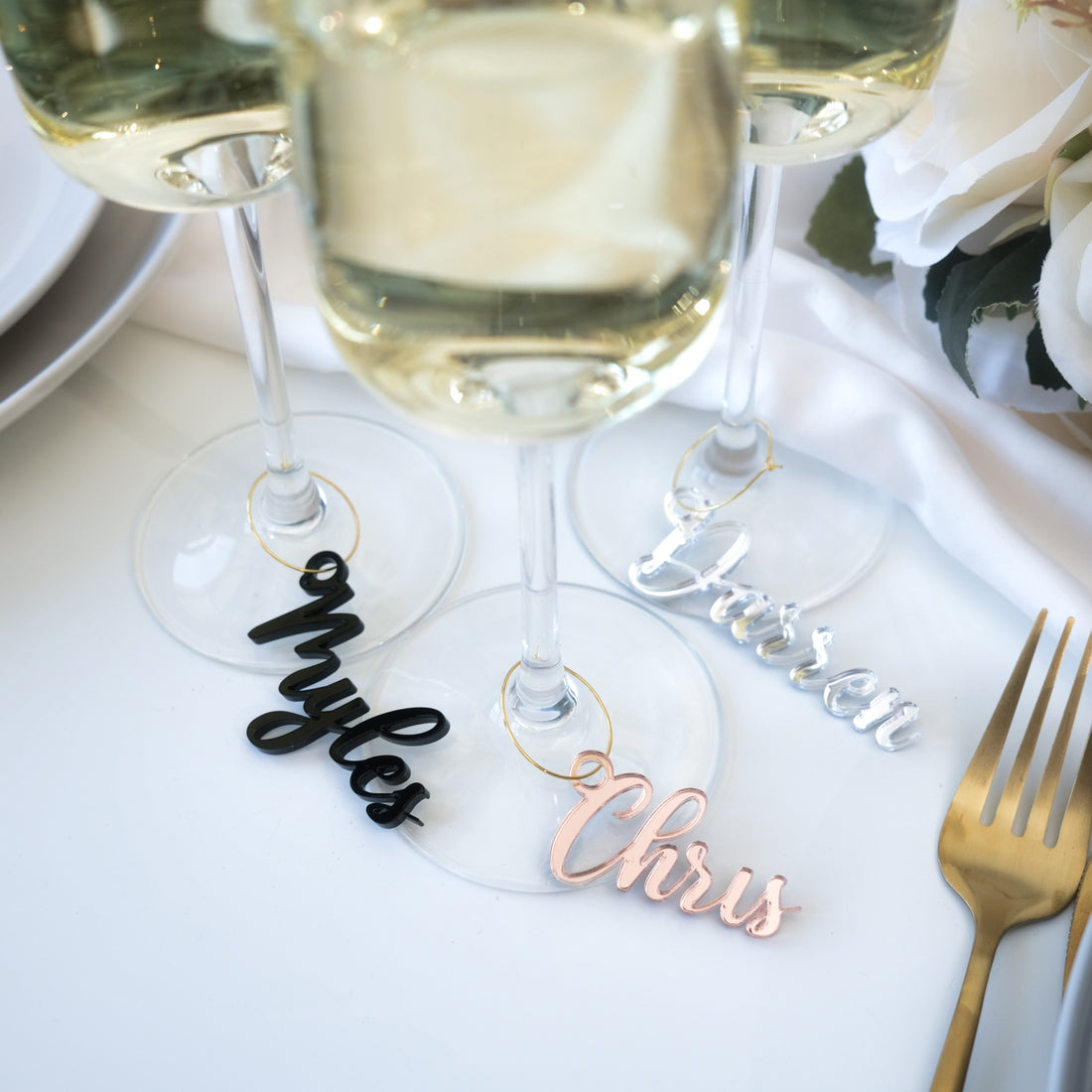 Cocktail Drink Markers Wedding Name Tags