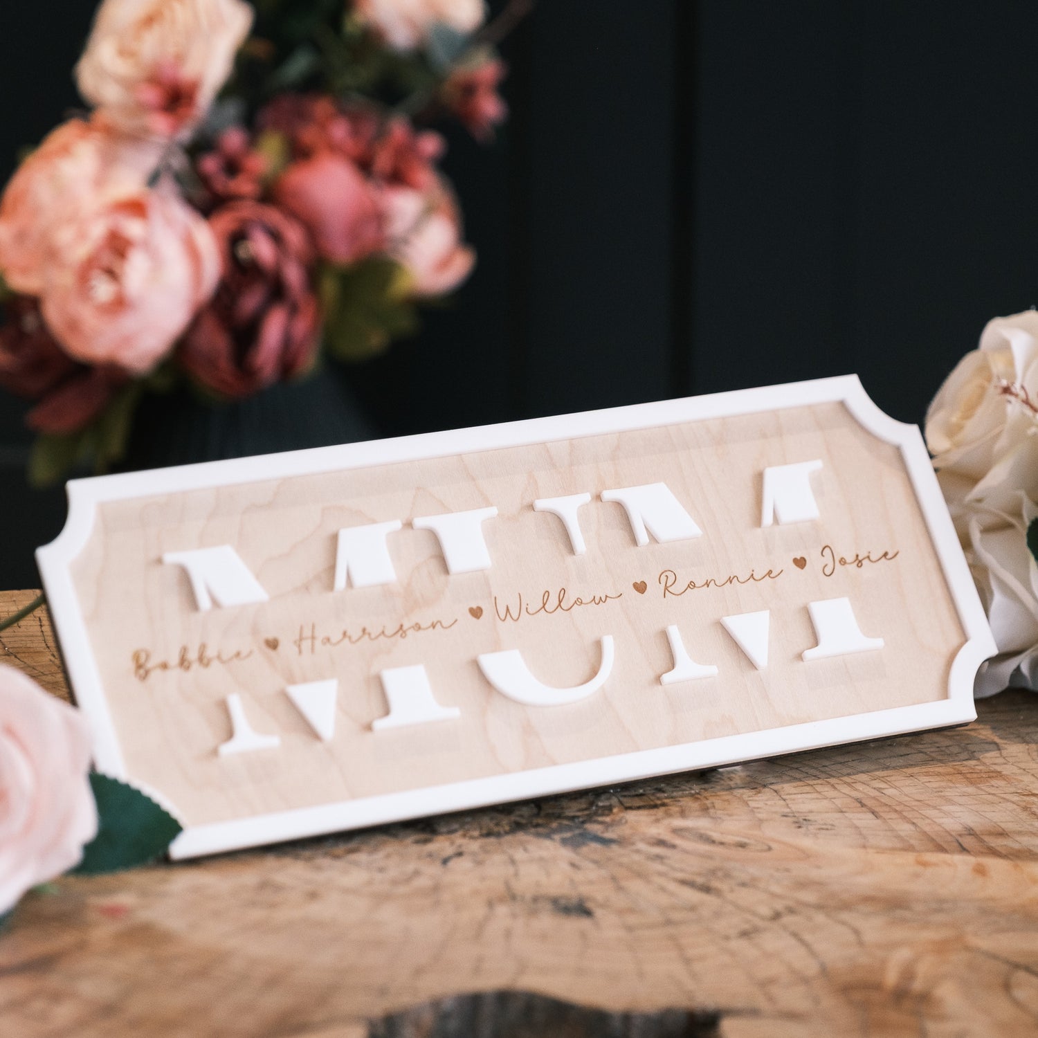 Personalised Mum Gift Sign