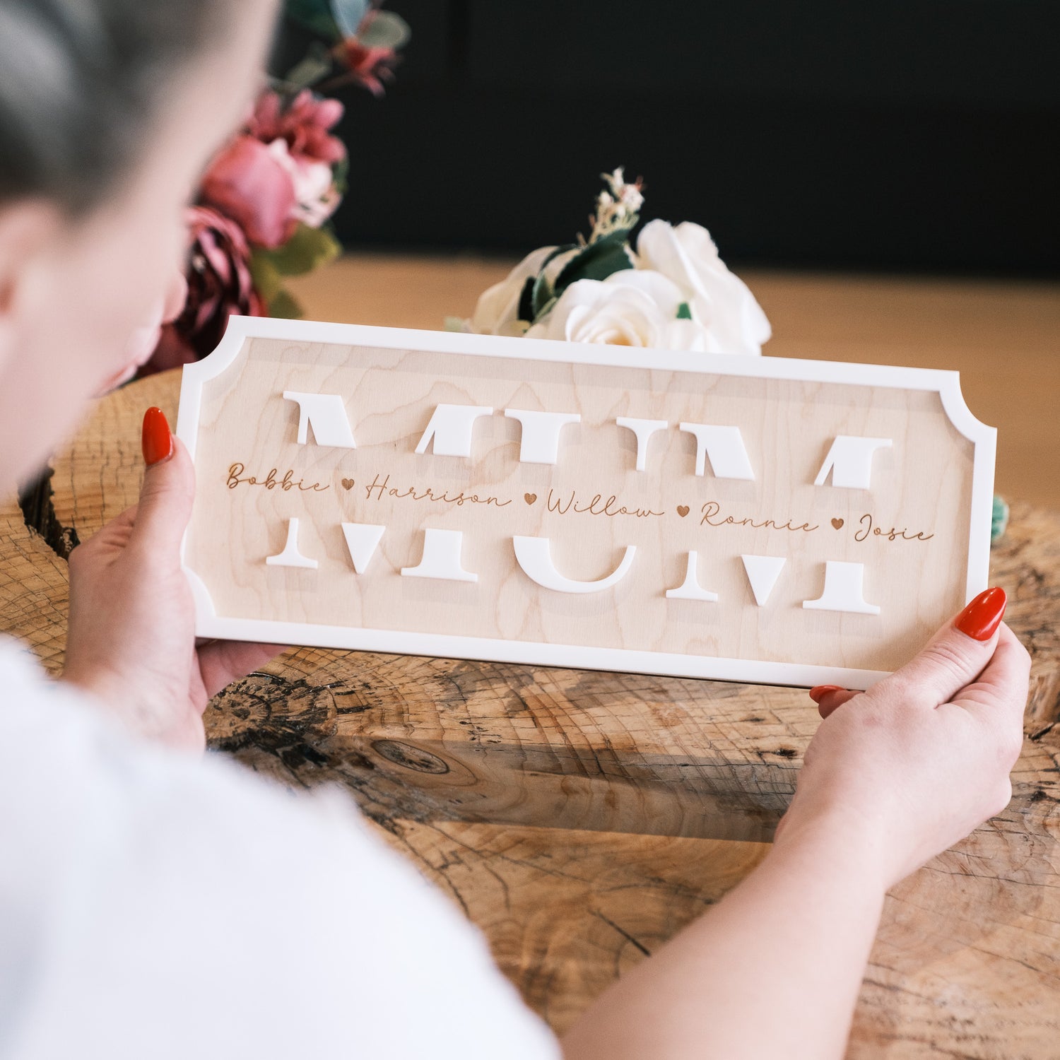 Personalised Mum Gift Sign