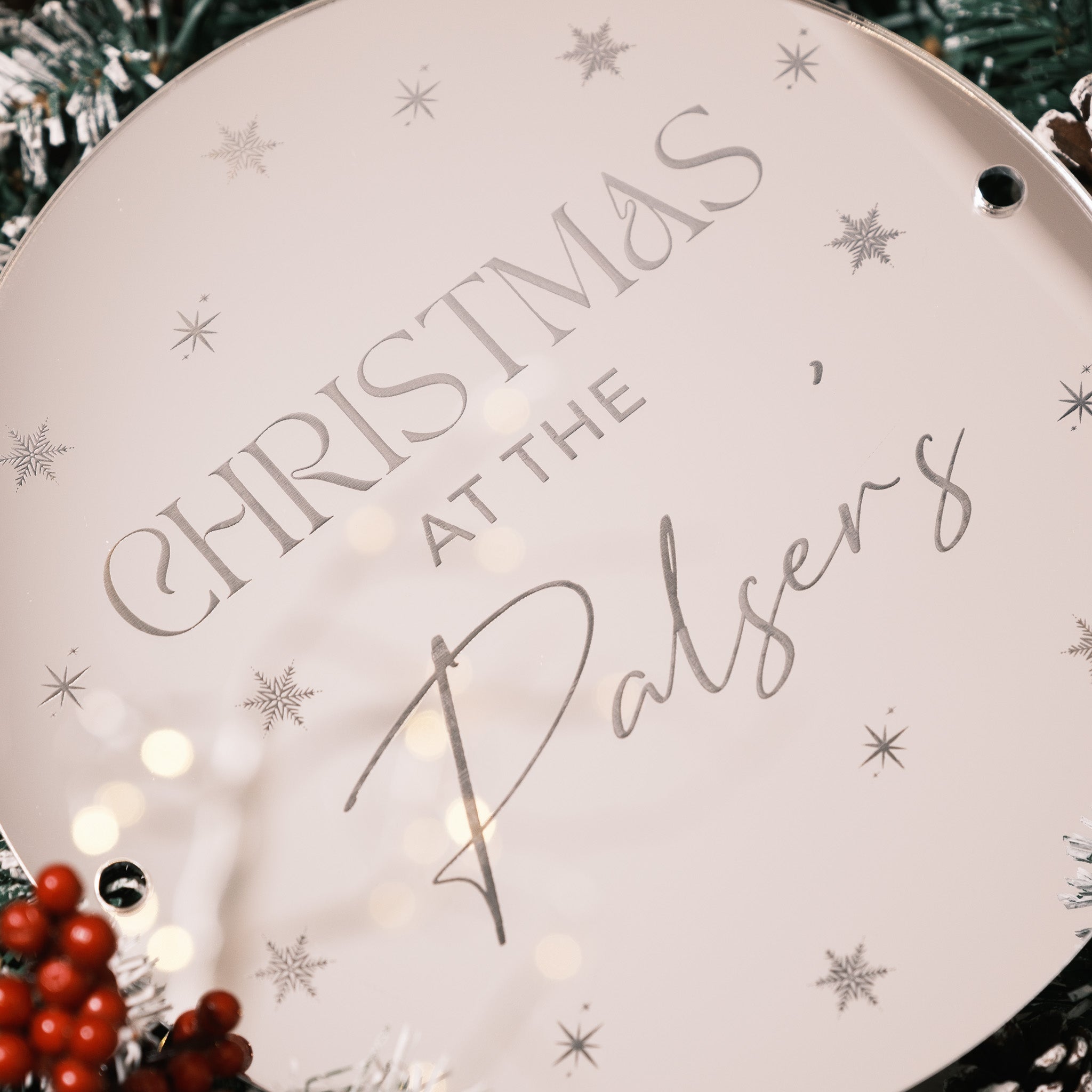outdoor christmas wreath