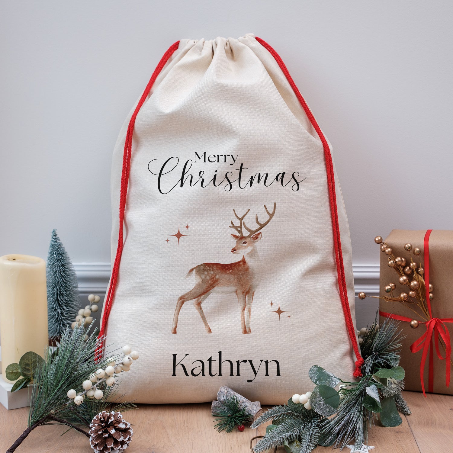 Personalised Christmas Santa Sack 