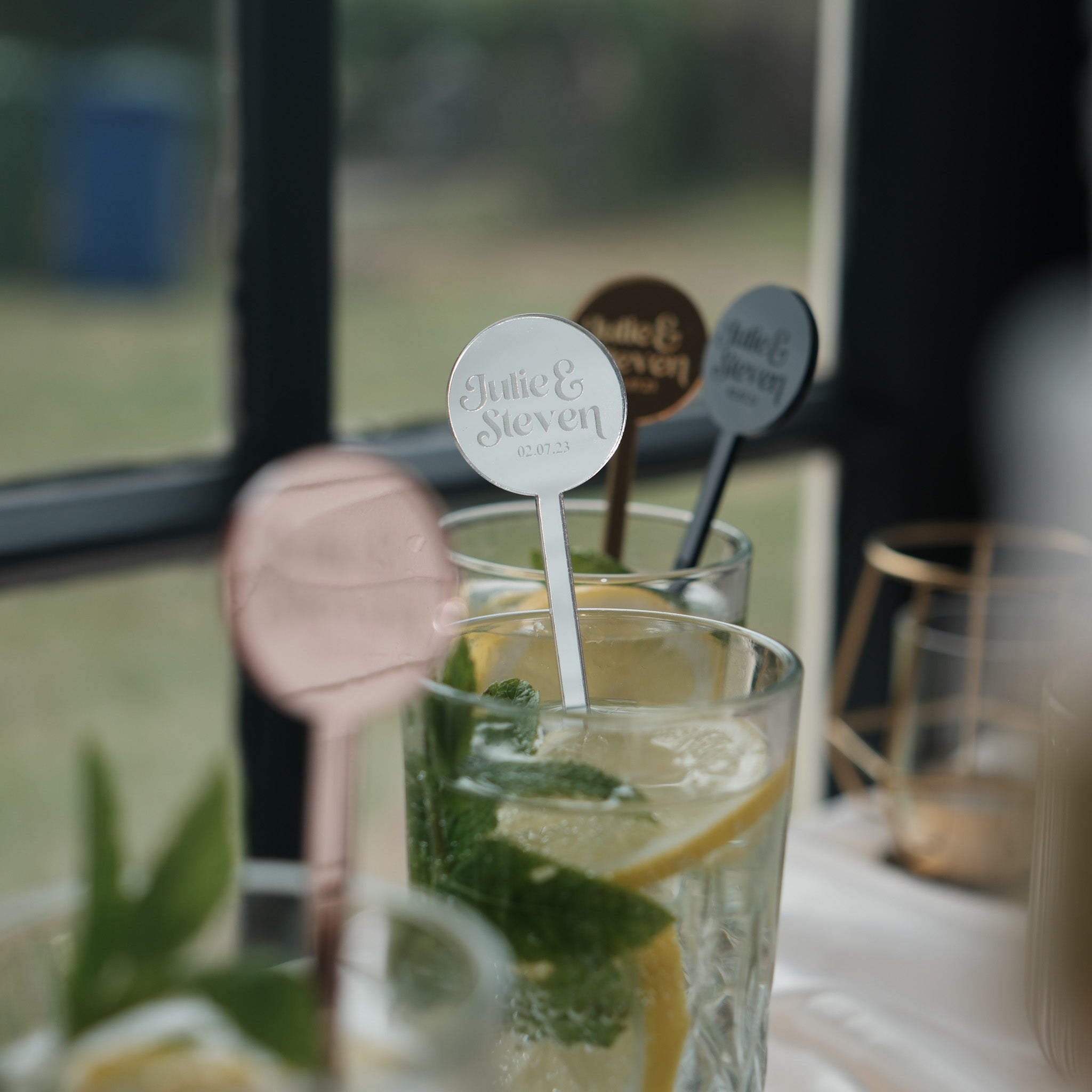 Wedding drink stirrers