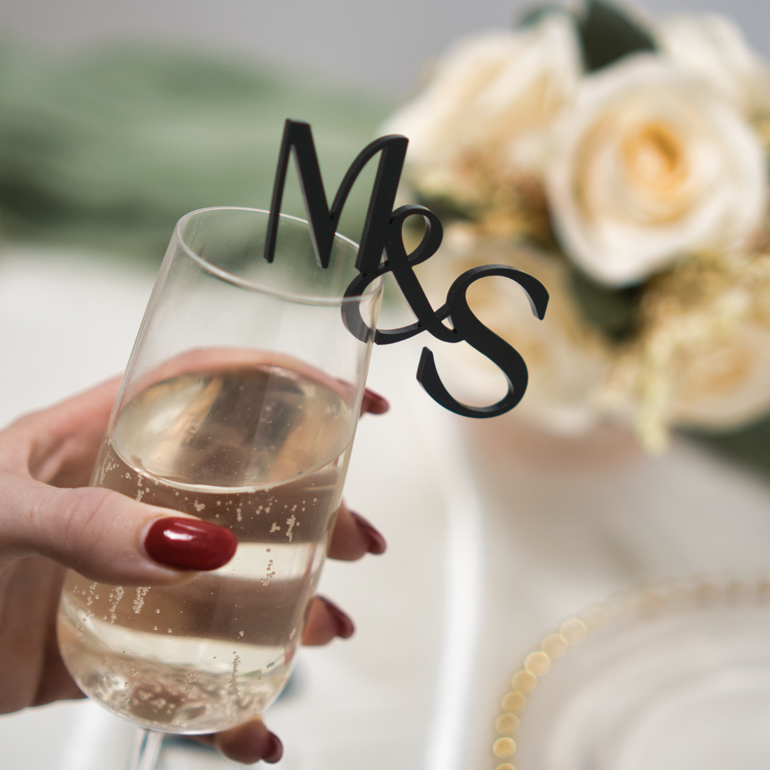 Wedding Name Drink Charm